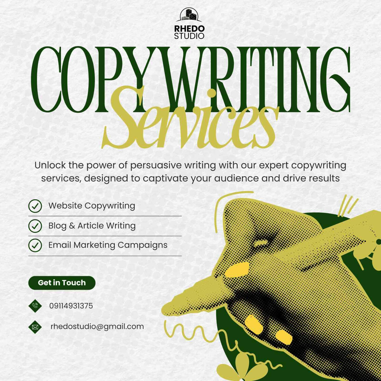 Copywriting service Copywriting